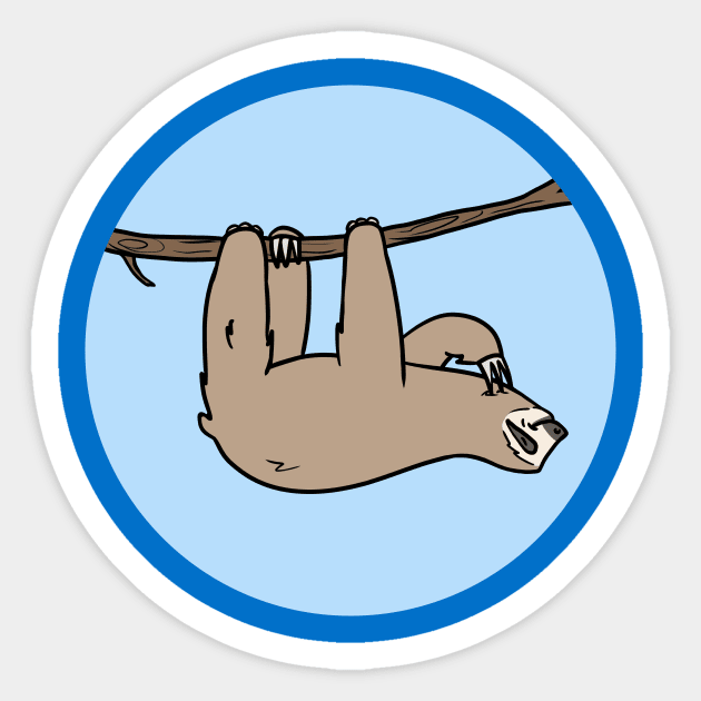 Sloth Sticker by Otterlyalice